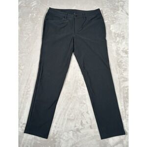 Lululemon ABC Pants Men 34x30 Blak Warpstreme Casual Golf Athleisure Performance